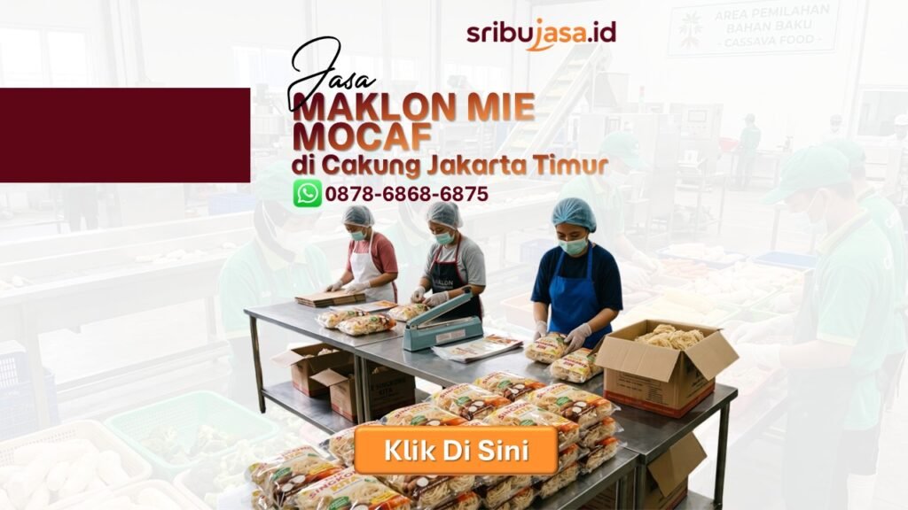 Jasa Maklon Mie Singkong di Cakung